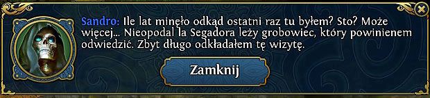 Poszukiwany grobowiec znajduje się na zachód od La Segadory (M1/5) - 1 - Upadek Domu Byka (zadania poboczne) | 1 - Upadek Domu Byka (zadania główne) - Heroes VI - Danse Macabre - poradnik do gry
