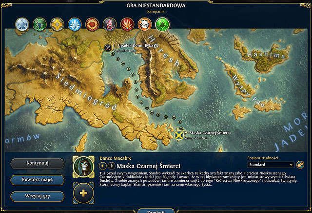Cele - Pierścień Nieskruszonego | 2 - Maska Czarnej Śmierci (zadania główne) - Heroes VI - Danse Macabre - poradnik do gry