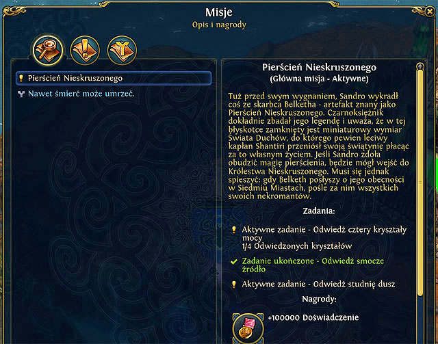 Następnie zajmujemy dwie Kopalnie Kryształów (M3/12, M3/13)- cała wysepka należy do nas - Pierścień Nieskruszonego | 2 - Maska Czarnej Śmierci (zadania główne) - Heroes VI - Danse Macabre - poradnik do gry