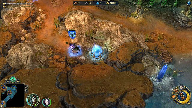 Dodatkowo okazuje się, że w okolicy znajduje się również Magiczna Menażeria (M3/26) - pozwalająca rekrutować Szare Wilki, Olbrzymie Wilki oraz Syreny - Pierścień Nieskruszonego | 2 - Maska Czarnej Śmierci (zadania główne) - Heroes VI - Danse Macabre - poradnik do gry