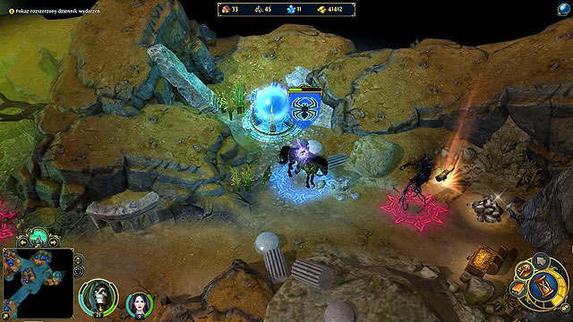 Po wyeliminowaniu przeciwników i dotknięciu Kryształu, dziennik zadań zostanie zaktualizowany - Pierścień Nieskruszonego | 2 - Maska Czarnej Śmierci (zadania główne) - Heroes VI - Danse Macabre - poradnik do gry