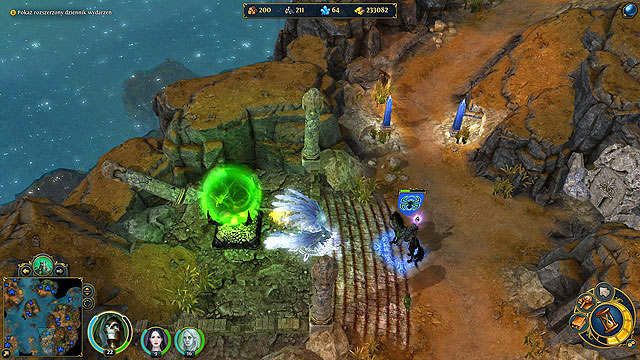 Pokonujemy strażników i podchodzimy do Studni Dusz - Pierścień Nieskruszonego | 2 - Maska Czarnej Śmierci (zadania główne) - Heroes VI - Danse Macabre - poradnik do gry