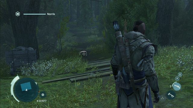Jak wrogowie podbiegną dostatecznie blisko, wysadź ładunek z pomocą pistoletu, a znacznie ułatwisz sobie walkę - Zadania Norris w Assassins Creed 3 Remastered - Assassins Creed 3 - poradnik do gry