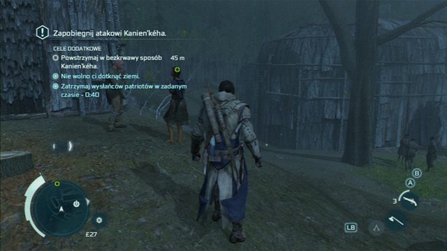 Gdy dotrzesz do wioski i spotkasz się z szamanką, otrzymasz kolejne zadanie - Sekwencja 10 - Utracone zaufanie | Solucja Assassins Creed 3 - Assassins Creed 3 - poradnik do gry