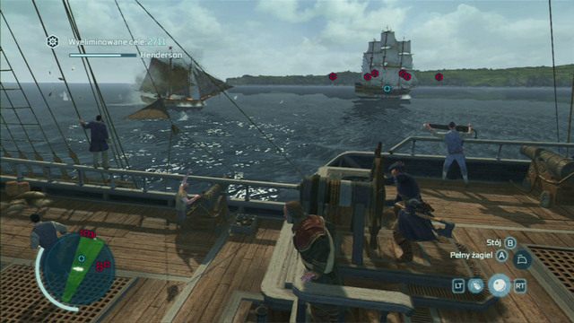 Cel dodatkowy: Limit utraconego przez sojuszników zdrowia - 50% - Henderson w opałach | Zlecenia kaperskie - Assassins Creed 3 - poradnik do gry