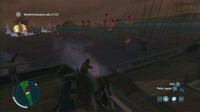 Zostaniesz tam zaatakowany przez duży oddział Brytyjskich okrętów - Brukując drogę | Zlecenia kaperskie w Assassins Creed 3 Remastered - Assassins Creed 3 - poradnik do gry