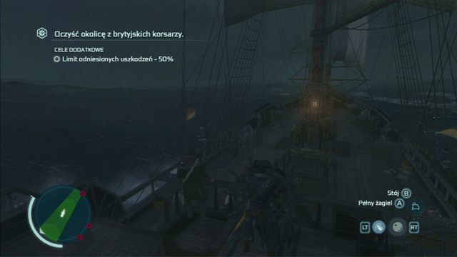 Twoim celem jest zniszczenie ich, nie odnosząc zbyt dużych obrażeń - Niespokojne wody | Zlecenia kaperskie w Assassins Creed 3 Remastered - Assassins Creed 3 - poradnik do gry