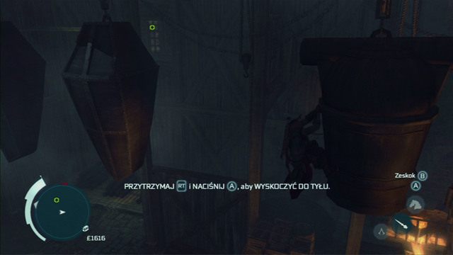 Gdy teren będzie czysty, wejdź na górę i skręć w lewo - Fort Wolcott (lokacja morska) | Skarb kapitana Kidda | Assassins Creed 3 - Assassins Creed 3 - poradnik do gry