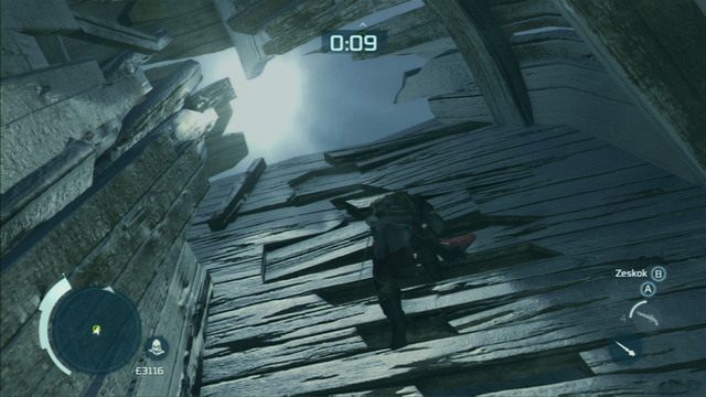 Dalsza droga prowadzi cały czas w górę - Okręt widmo (lokacja morska) | Skarb kapitana Kidda | Assassins Creed 3 - Assassins Creed 3 - poradnik do gry