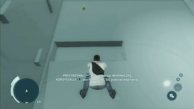 Wspinając się po wystających ze ściany elementach, dotrzesz na wyższy poziom kompleksu - Sekwencja 1 - Kurs przypominający | Solucja Assassins Creed 3 - Assassins Creed 3 - poradnik do gry