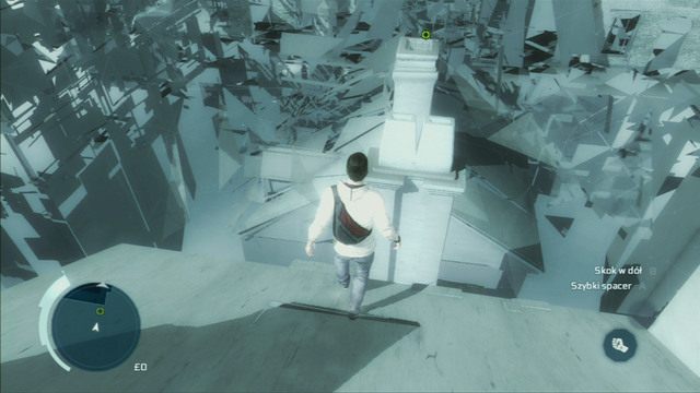 Na dole odwróć się w lewo i biegnij cały czas przed siebie - Sekwencja 1 - Kurs przypominający | Solucja Assassins Creed 3 - Assassins Creed 3 - poradnik do gry