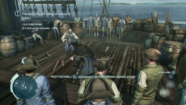 Na początku starcia nauczysz się parować ciosy wroga - Sekwencja 1 - Podróż do nowego świata | Solucja Assassins Creed 3 - Assassins Creed 3 - poradnik do gry