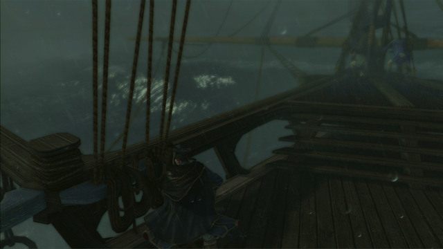 Nastąpi później dłuższa animacja, po której otrzymasz zadanie zabezpieczenia takielunku - Sekwencja 1 - Podróż do nowego świata | Solucja Assassins Creed 3 - Assassins Creed 3 - poradnik do gry