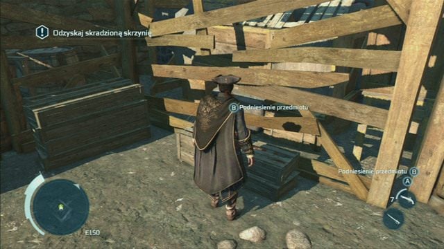 Wewnątrz fortu znajdziesz poszukiwaną skrzynię - Sekwencja 2 - Interesy Johnsona | Solucja Assassins Creed 3 - Assassins Creed 3 - poradnik do gry