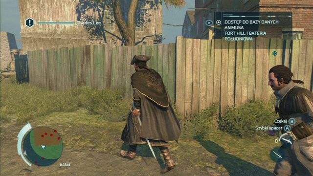 Aby dostać się do magazynu na nabrzeżu niezauważonym, obejdź czerwoną strefę od północy - Sekwencja 2 - Chirurg | Solucja Assassins Creed 3 - Assassins Creed 3 - poradnik do gry