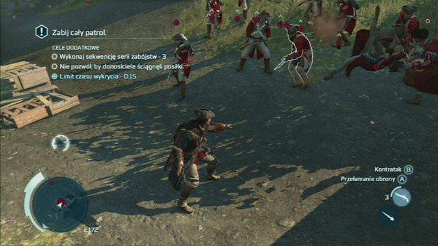Na miejscu czeka cię krótka rozmowa oraz walka z Brytyjczykami - Sekwencja 2 - Żołnierz | Solucja Assassins Creed 3 - Assassins Creed 3 - poradnik do gry