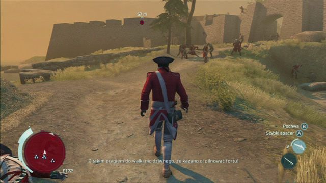 Nieco trudniej będzie, jeśli zdecydujesz się na realizację celu dodatkowego - Sekwencja 2 - Infiltracja południowej bramy | Solucja Assassins Creed 3 - Assassins Creed 3 - poradnik do gry