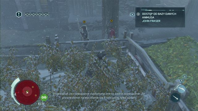 W tym celu podążaj za żołnierzami uważając, żeby cię nie zauważyli - Sekwencja 3 - Egzekucja ponad wszystko | Solucja Assassins Creed 3 - Assassins Creed 3 - poradnik do gry