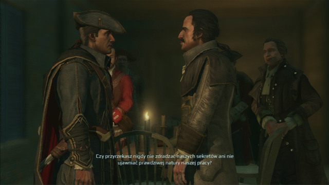 Cała sekwencja dobiegnie końca po odwiedzeniu zaznaczonej na mapie karczmy - Sekwencja 3 - Wyprawa Braddocka | Solucja Assassins Creed 3 - Assassins Creed 3 - poradnik do gry