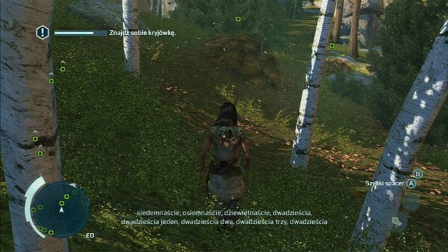 W drugiej części zabawy, będziesz musiał ukryć się przed szukającym kolegą - Sekwencja 4 - Zabawa w chowanego | Solucja Assassins Creed 3 - Assassins Creed 3 - poradnik do gry