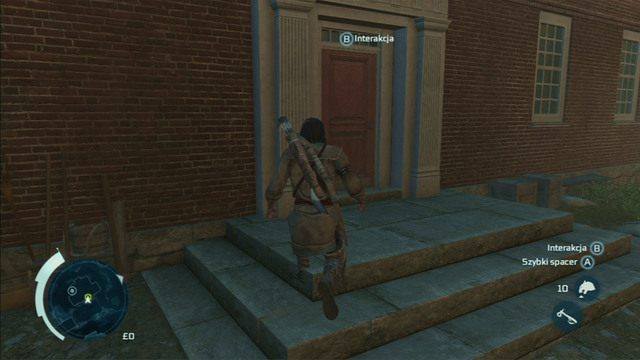 Najpierw zapukaj w drzwi frontowe - Sekwencja 5 - Gburowaty jegomość | Solucja Assassins Creed 3 - Assassins Creed 3 - poradnik do gry