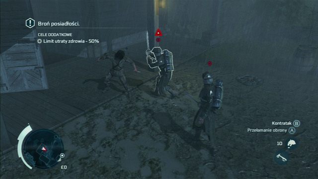 W środku nocy zostaniesz zaatakowany przez grupkę bandytów - Sekwencja 5 - Gburowaty jegomość | Solucja Assassins Creed 3 - Assassins Creed 3 - poradnik do gry