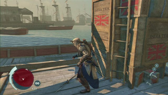 Po rozmowie z Samuelem udaj się na nabrzeże - Sekwencja 6 - Na tropie Johnsona | Solucja Assassins Creed 3 - Assassins Creed 3 - poradnik do gry