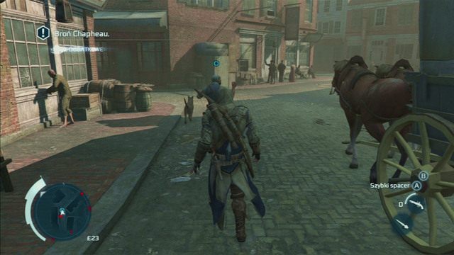 Po rozpoczęciu misji podążaj za zdenerwowanym kucharzem - Sekwencja 6 - Wściekły kucharz | Solucja Assassins Creed 3 - Assassins Creed 3 - poradnik do gry