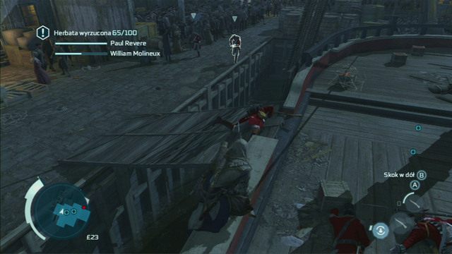 Ostatnie zadanie jest nieco trudniejsze - Sekwencja 6 - Herbatka Bostońska | Solucja Assassins Creed 3 - Assassins Creed 3 - poradnik do gry