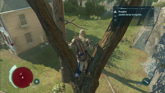 Po jej zakończeniu będziesz musiał wbiec na dach budynku i zabić z góry Johnsona - Sekwencja 6 - Niebezpieczne negocjacje | Solucja Assassins Creed 3 - Assassins Creed 3 - poradnik do gry