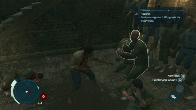 Podejdź więc do zaznaczonych mężczyzn i zaatakuj ich - Sekwencja 8 - Więzienie Bridewell | Solucja Assassins Creed 3 - Assassins Creed 3 - poradnik do gry