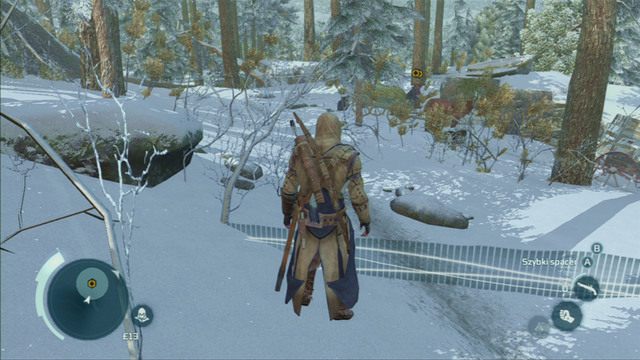 By wykonać zadanie dodatkowe, podążaj za złodziejami, przekradając się poboczem - Sekwencja 9 - Brakujące zapasy | Solucja Assassins Creed 3 - Assassins Creed 3 - poradnik do gry