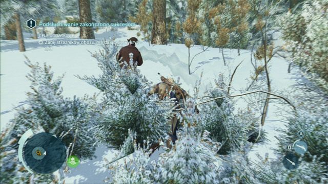 Najlepiej cały czas trzymać się prawej strony ścieżki - Sekwencja 9 - Brakujące zapasy | Solucja Assassins Creed 3 - Assassins Creed 3 - poradnik do gry