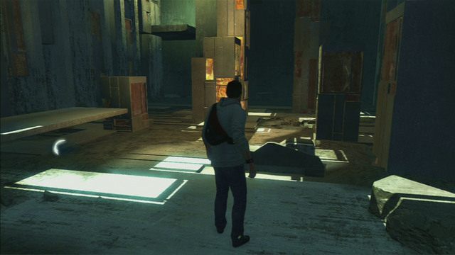 Po pierwsze animacji z Juno musisz wdrapać się piętro wyżej, przeskakując miedzy pomarańczowymi kryształami - Sekwencja 10 - Trzecie źródło energii | Solucja Assassins Creed 3 - Assassins Creed 3 - poradnik do gry