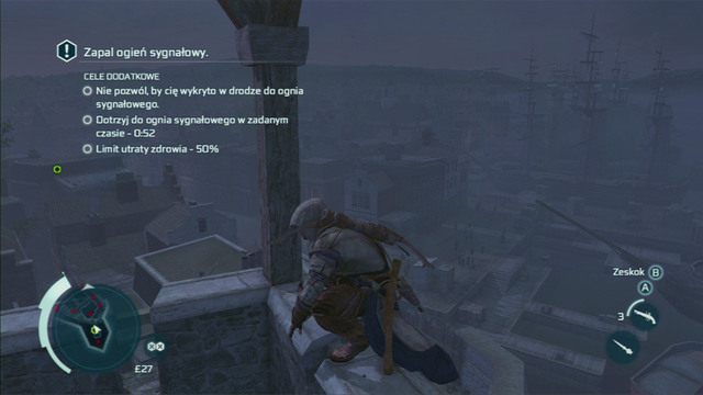 Jak zginie, wdrap się na wieżę i podpal ogień sygnałowy - Sekwencja 11 - Ostatni Bastion Lee | Solucja Assassins Creed 3 - Assassins Creed 3 - poradnik do gry