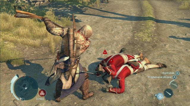 Najskuteczniejszym sposobem na pozbycie się dużej grupy wrogów, jest wykonywanie wspomnianych wcześniej serii ciosów - Serie ciosów | System walki w Assassins Creed 3 Remastered - Assassins Creed 3 - poradnik do gry