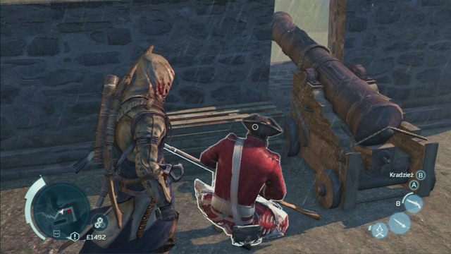 Connor to członek bractwa Asasynów, jest więc wyposażony w cały zestaw narzędzi umożliwiających mu dokonywanie szybkich i cichych zabójstw - Ukryte ostrza | Ciche zabójstwa w Assassins Creed 3 - Assassins Creed 3 - poradnik do gry