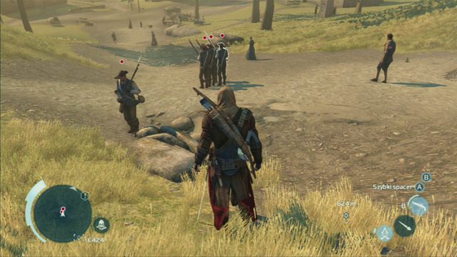 Zanim zleci ci zadanie odbicia dzielnicy, musisz wykonać kilka pomniejszych misji, podobnych lub takich samych, jak ta, od której rozpocząłeś wyzwalanie - Wyzwalanie dzielnic i rekrutacja nowych członków | Gildia Asasynów - Assassins Creed 3 - poradnik do gry