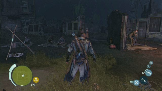 Oprócz tego strzelaj z pistoletu w leżące na ziemi beczki - Mapa Nowy Jork - Dzielnic Zachodnia w Assassins Creed 3 - Assassins Creed 3 - poradnik do gry