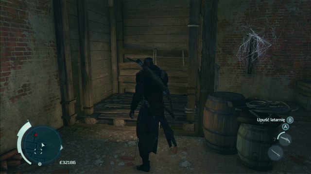 W jednej z komnat znajdziesz dźwignię, która odpowiada za opuszczanie i podnoszenie windy - Boston - mapa kanałów w Bostonie | Assassins Creed 3 - Assassins Creed 3 - poradnik do gry