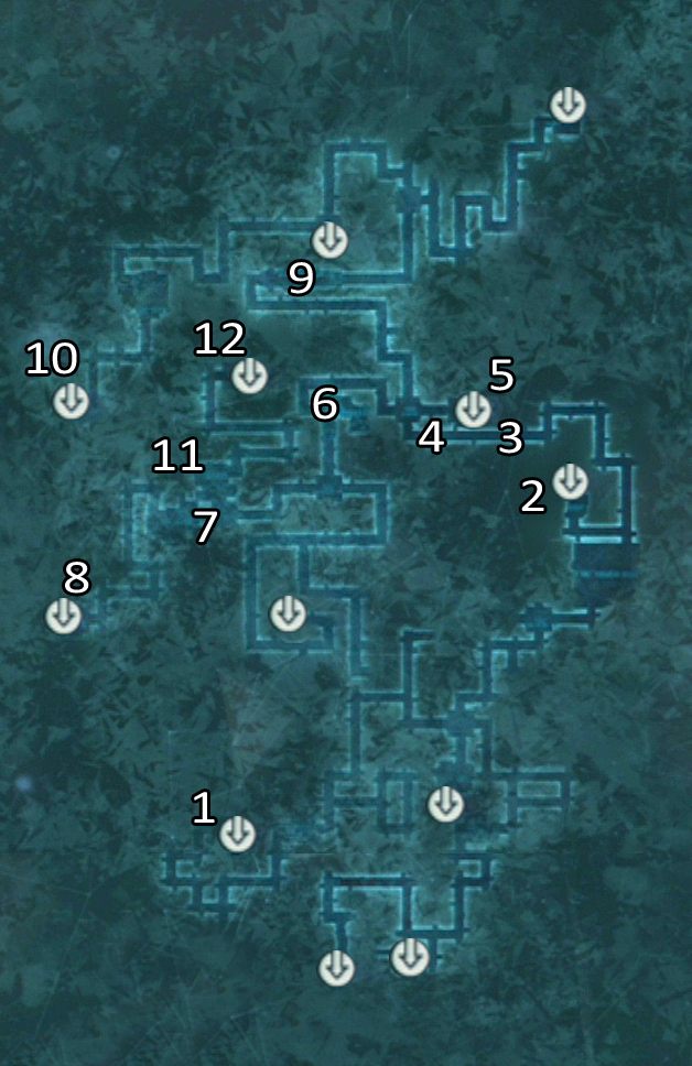 1 - Nowy Jork | Mapa kanałów w Nowym Jorku | Assassins Creed 3 - Assassins Creed 3 - poradnik do gry