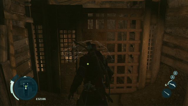 Obejdź kratę z lewej strony, przeskakując między skałami - Nowy Jork | Mapa kanałów w Nowym Jorku | Assassins Creed 3 - Assassins Creed 3 - poradnik do gry