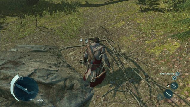 Podczas polowań korzystaj tylko z łuku, ukrytych ostrzy oraz sideł - Broń i ślady | Polowanie w Assassins Creed 3 - Assassins Creed 3 - poradnik do gry
