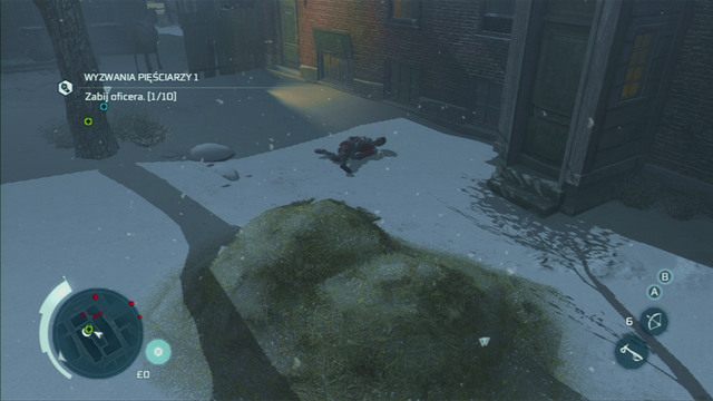 Po kilku sekundach będziesz mógł opuścić kryjówkę i zejść do kanałów - Sekwencja 5 - Poszukiwany w Bostonie | Solucja Assassins Creed 3 - Assassins Creed 3 - poradnik do gry