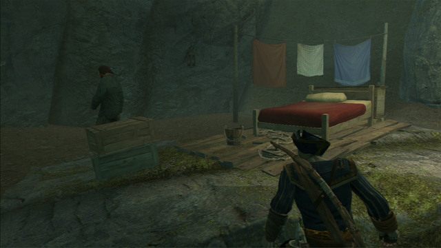 Znajdziesz go w jaskini pod wodospadem - Ludzie z pogranicza | Zadania klubów w Assassins Creed 3 - Assassins Creed 3 - poradnik do gry