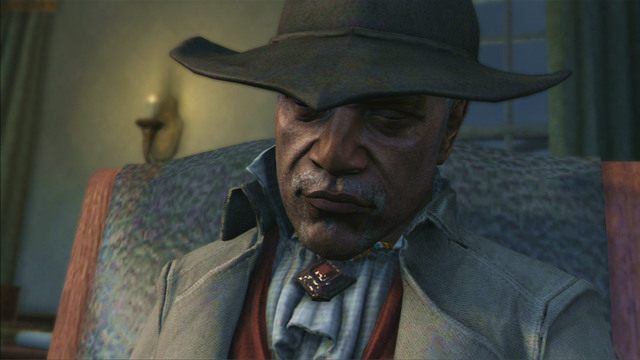 Zadanie dobiegnie końca, jak wręczysz przedmiot Achillesowi - Zadania Achilles w osadzie | Assassins Creed 3 - Assassins Creed 3 - poradnik do gry