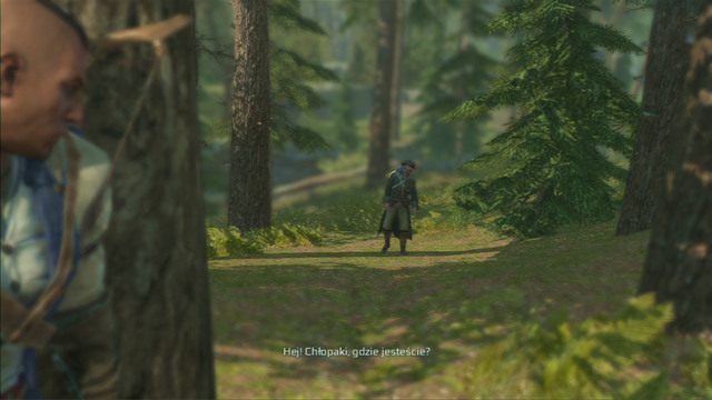 Gdy obydwu przeciwników umrze, pobiegnij we wskazane miejsce i obejrzyj krótką animację - Zadania Myriam w Assassins Creed 3 Remastered - Assassins Creed 3 - poradnik do gry