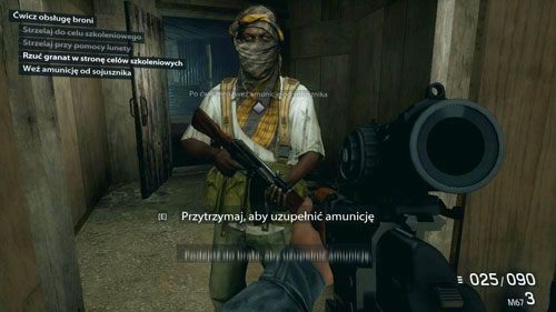 Cel: Weź amunicję od sojusznika - 02 - Oczami zła - Kampania - Medal of Honor: Warfighter - poradnik do gry