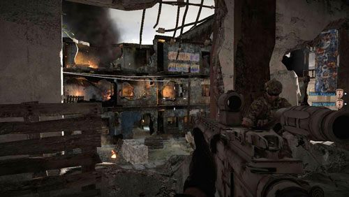 Cel: Oczyść budynki - 03 - Zejście na ląd - Kampania - Medal of Honor: Warfighter - poradnik do gry