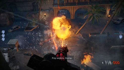 Wrogowie dla ułatwienia oznaczeni są czerwonymi trójkątami, także nie będziesz miał problemu z ich lokalizacją - 06 - Prąd strugowy - Kampania - Medal of Honor: Warfighter - poradnik do gry